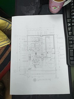 แบบติดตั้งระบบไฟล์ปั้มน้ำ